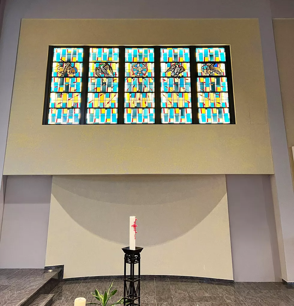 Bleiverglasung innen