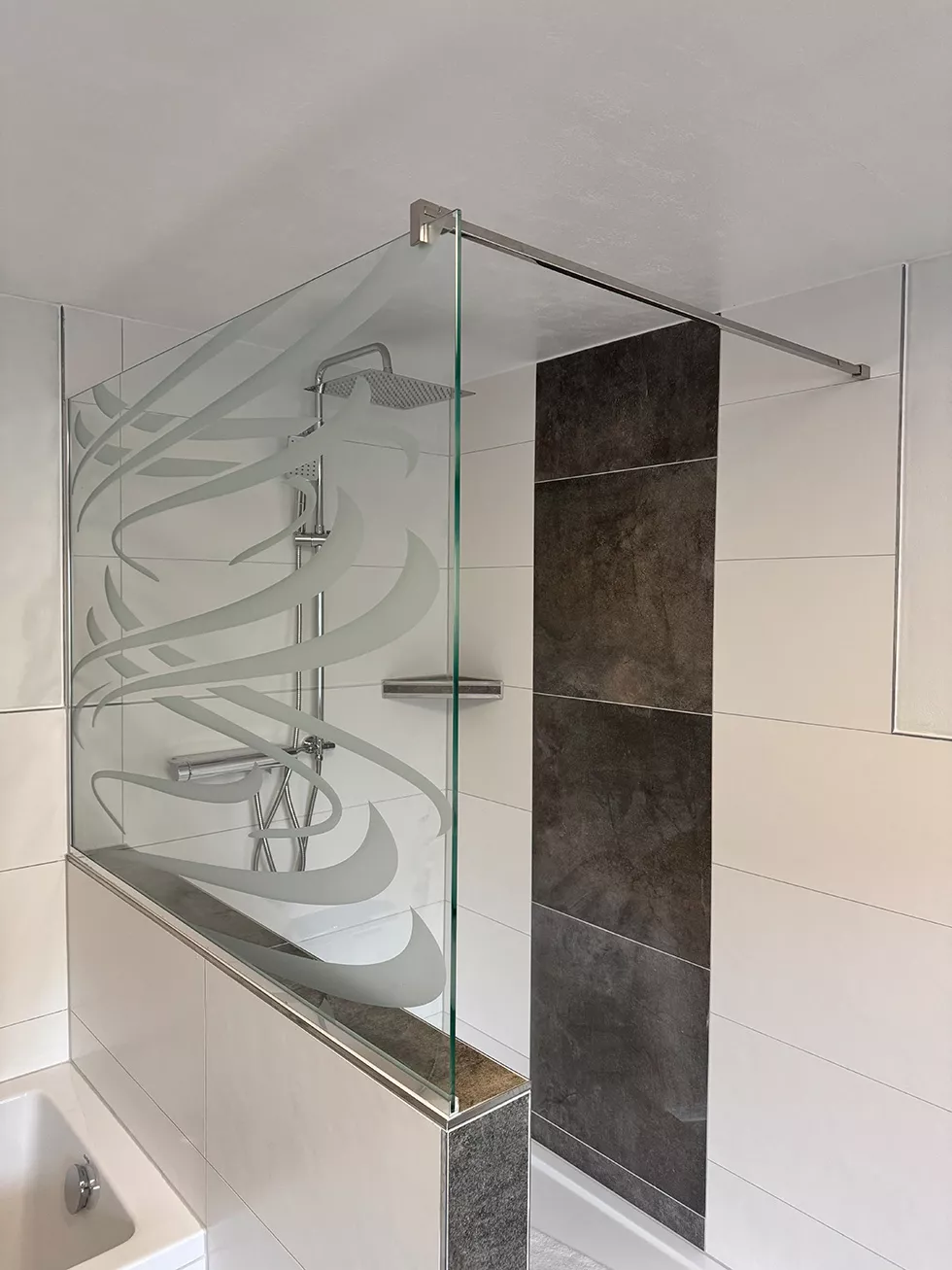 Glasdusche Muster